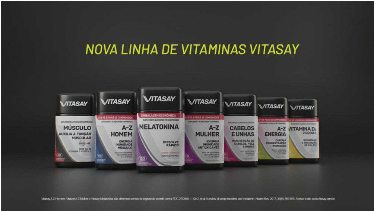 Vitasay lança nova linha de vitaminas 
