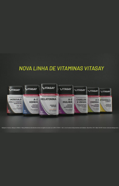 Imagem da notícia Vitasay lança nova linha de vitaminas 
