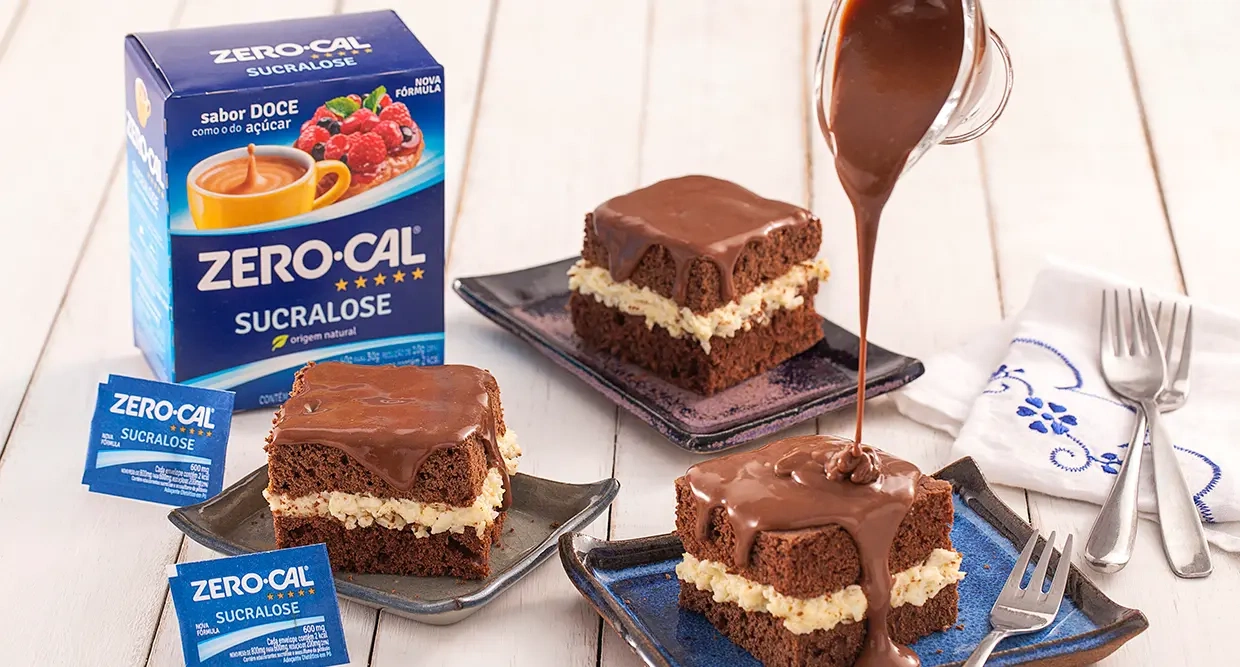 Bolo Prestígio com Zero-Cal