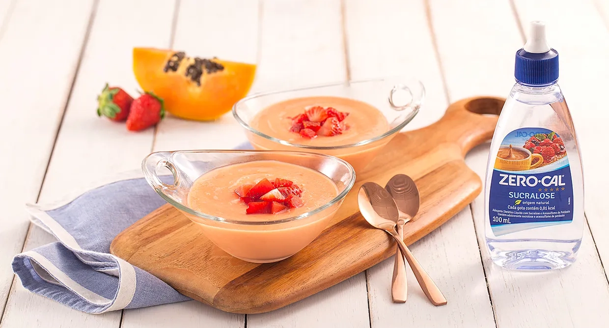 Creme de Papaia com Zero-Cal