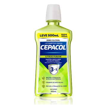 Cepacol Citrus Fusion sem álcool