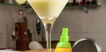 Suco de Coconut com maçã verde