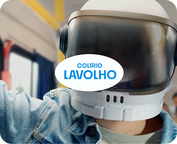 Cena do astronauta da campanha Lavolho